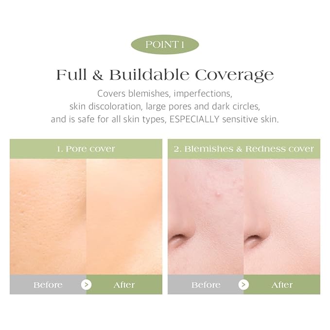 Dr.Althea Dear.A Perfect Cover Concealer Palette - Vegan Fomula, Conceal, Cover, Correct, Contour, Highlight, Multi concealer balette, Finger puff included (C02)-BrightBean Baby