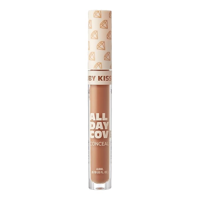 Ruby Kisses All Day Concealer Lightweight Full Coverage Multi-Use Concealer 0.13 Fl Oz (Fawn)-BrightBean Baby