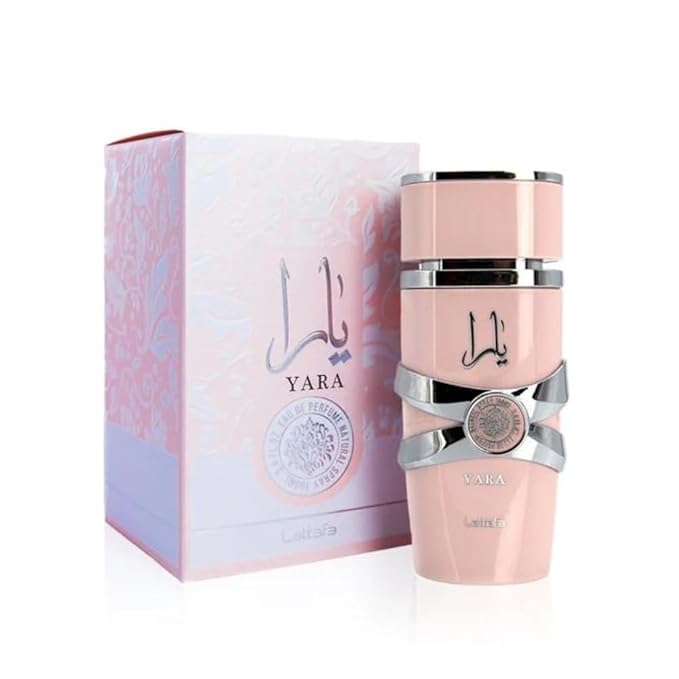 Lattafa Yara - Vanilla, Gourmand, Fruity, Floral - Eau de Parfum Long-Lasting Fragrance for Women, 3.40 Ounce / 100 ml-BrightBean Baby