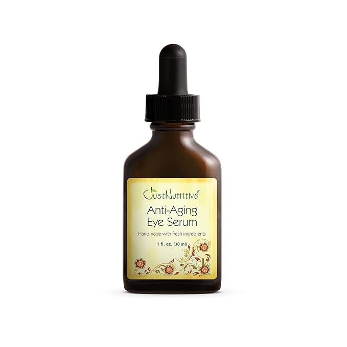 Anti Aging Eye Serum | Hydrating Eye Serum for Younger Complexion | Rapid Wrinkle Repair | Natural and Effective Eye Care | Just Nutritive | 1 Oz-BrightBean Baby