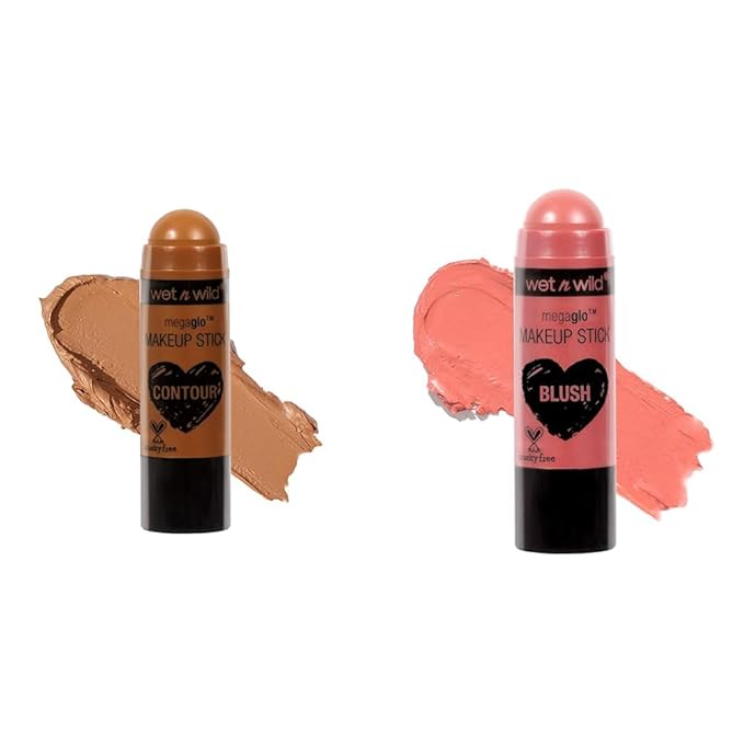 wet n wild MegaGlo Makeup Stick Bundle - Call Me Maple & Pink Floral Majority-BrightBean Baby