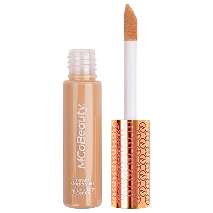 MCoBeauty Instant Concealer Camouflage & Contour, Medium, Perfecting Contour with Flawless Coverage, Vegan, Cruelty Free Cosmetics-BrightBean Baby