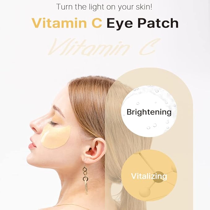 KSECRET Extra Illuminating Eye Gel Patches, 102g/3.45oz. 60pcs (15 full pairs) with VITAMIN C | Korean Skincare | Under Eye Masks for Pigmentation Revoval, Anti-Wrinkles, and Dark Circles…-BrightBean Baby