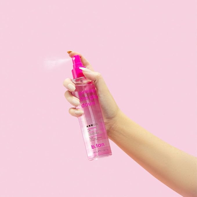 b.tan Clear Face Tan Mist | Gimme The Glow Down - Best Facial Tanner Spray, Gradual Bronzing Sunless Tanning Water, Infused with Rosewater, Vegan, Cruelty Free, 6.7 Fl Oz-BrightBean Baby