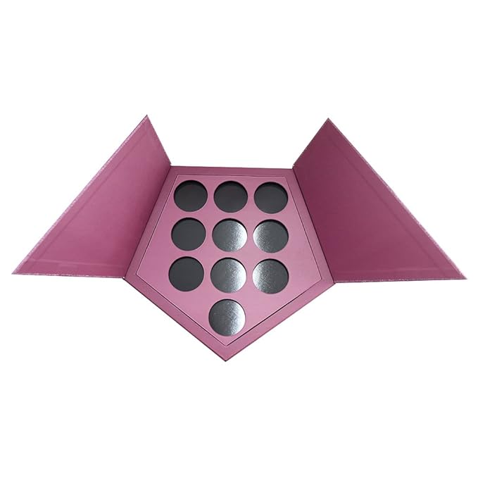 Extra Large-Sized Magnetic Makeup Palette with Diamond-Shaped for Makeup Artists using CP12-BrightBean Baby