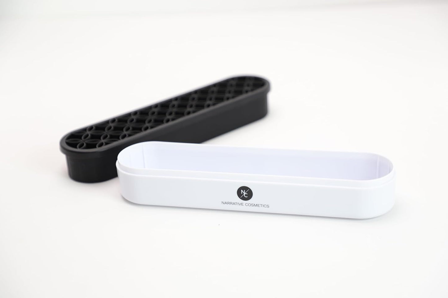 Upright Silicone Brush Holder with Round Corners - Black-BrightBean Baby