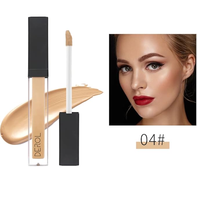 Liquid Concealer Makeup - Natural Coverage & Highly Pigmented Lightweight Concealers 6.5ml (04)-BrightBean Baby