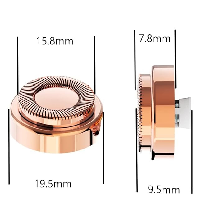 Replacement Heads For Finishing Touch Flawless Facial Hair Remover,Women Hair Removal Shaving Head First Generation (4PCS, GEN 1)-BrightBean Baby