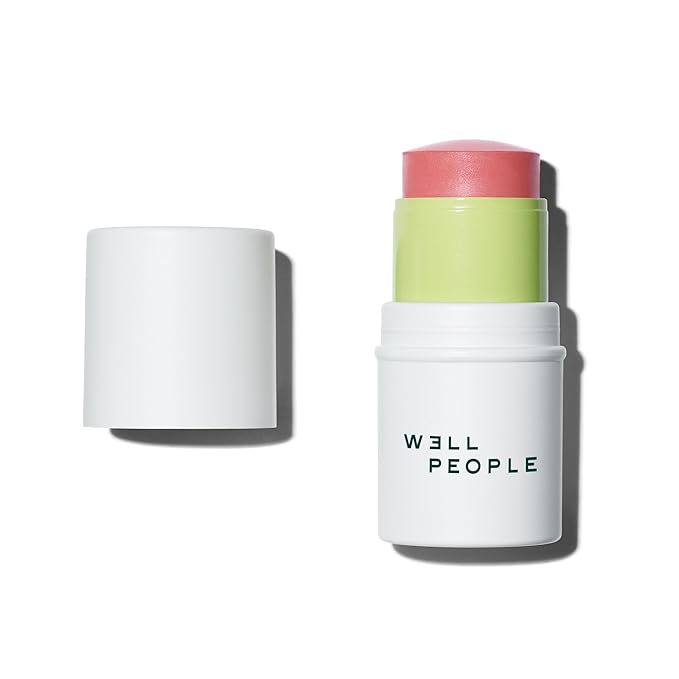 Well People Supernatural Stick Multi-Use Blush, Creamy, Hydrating Blush Stick For A Pop Of Color, Use For Cheeks & Lips, Vegan & Cruelty-free, Berry-BrightBean Baby