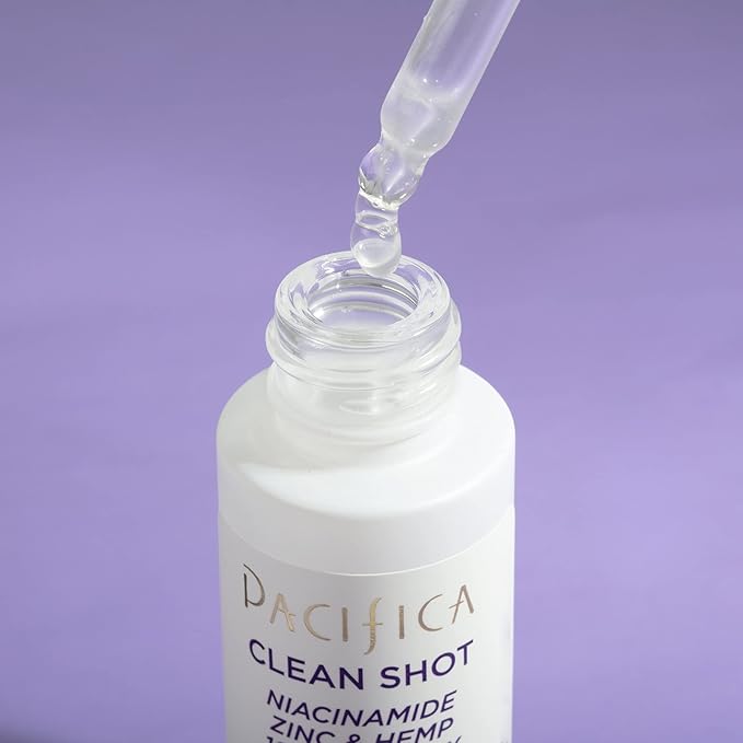 Pacifica Clean Shot Niacinamide Zinc and Hemp 10 Percent Complex Unisex 0.8 oz-BrightBean Baby