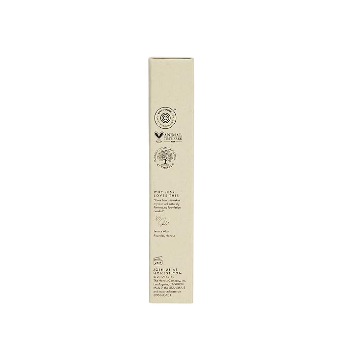 Honest Beauty Fresh Flex Concealer with Niacinamide + Vitamin E + Hyaluronic Acid | Vegan + Cruelty free | Nutmeg, 0.17 fl oz-BrightBean Baby