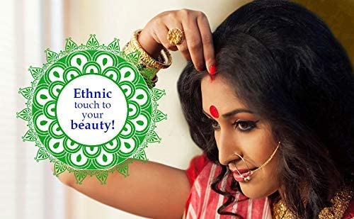 Eyetex Kumkum Paste Waterproof Long lasting, Smudge Proof | Pure and Natural Deep Colour, Long lasting | Enriched with Natural and Organic Ingredients (Pack of 4Jars Red)-BrightBean Baby