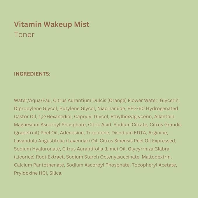 Pixi Vitamin-C Wakeup Mist | Helps Cool, Refresh, and Wake Up Skin | Adds Hydration | Boosting Treatment Toner | 2.7 fl oz / 80ml-BrightBean Baby