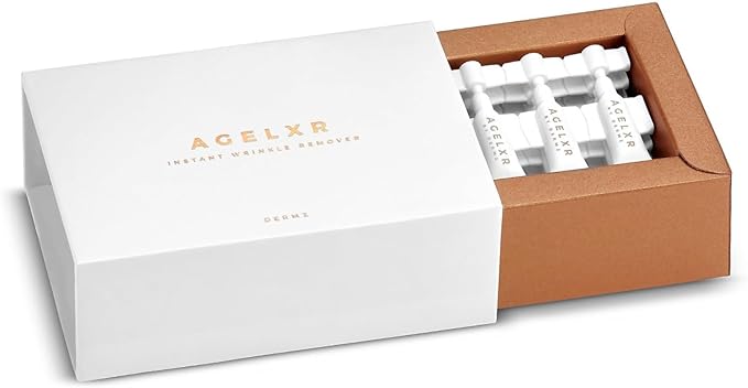 AGELXR - Instant Wrinkle Remover - Quickly Tightens Wrinkles, Fine Lines and Diminishes Puffy Eyes. Instant Facelift Serum - Anti-Aging Formula with Argireline® (30 Vials)-BrightBean Baby