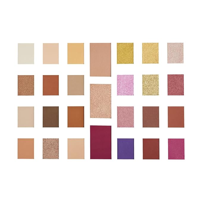 Makeup Revolution, Creator Limitless, Eyeshadow Palette, Nude Reign, 30.9g-BrightBean Baby