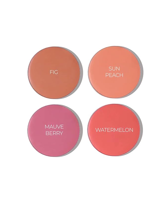 FITGLOW Beauty – Ceramide Cream Lip + Cheek Palette | Vegan, Woman-Owned Clean Beauty (Freshly Picked)