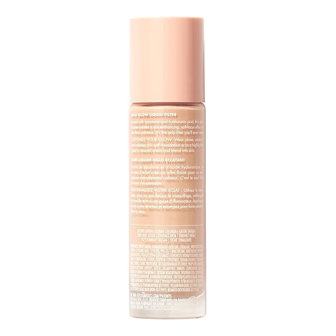 e.l.f. Halo Glow Liquid Filter, Complexion Booster For A Glowing, Soft-Focus Look, Infused With Hyaluronic Acid, Vegan & Cruelty-Free, 1 Fair-BrightBean Baby