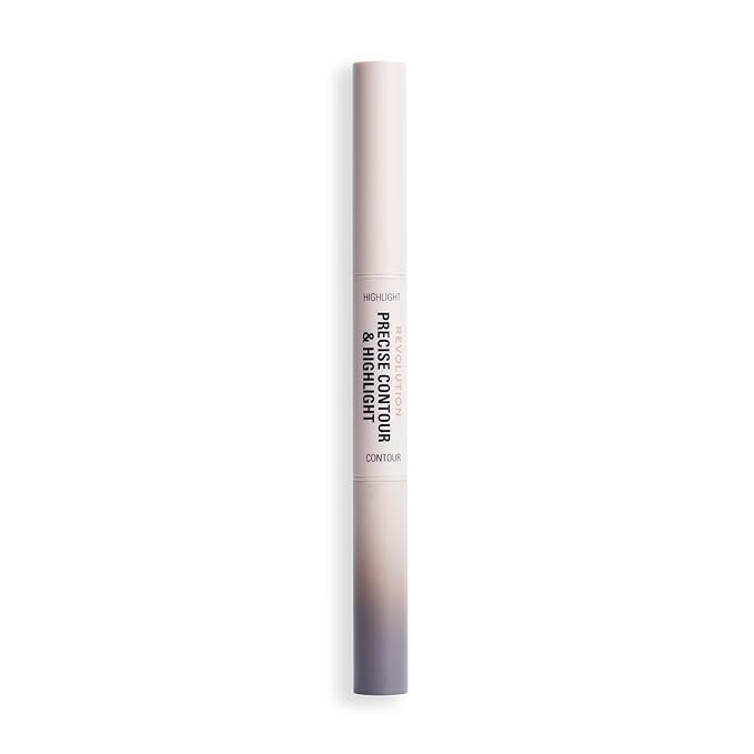 Revolution Beauty, Precise Contour & Highlight Stick, All-In-One Face Makeup Product, Highly Blendable with Matte Finish, Vegan & Cruelty-Free, Light-BrightBean Baby