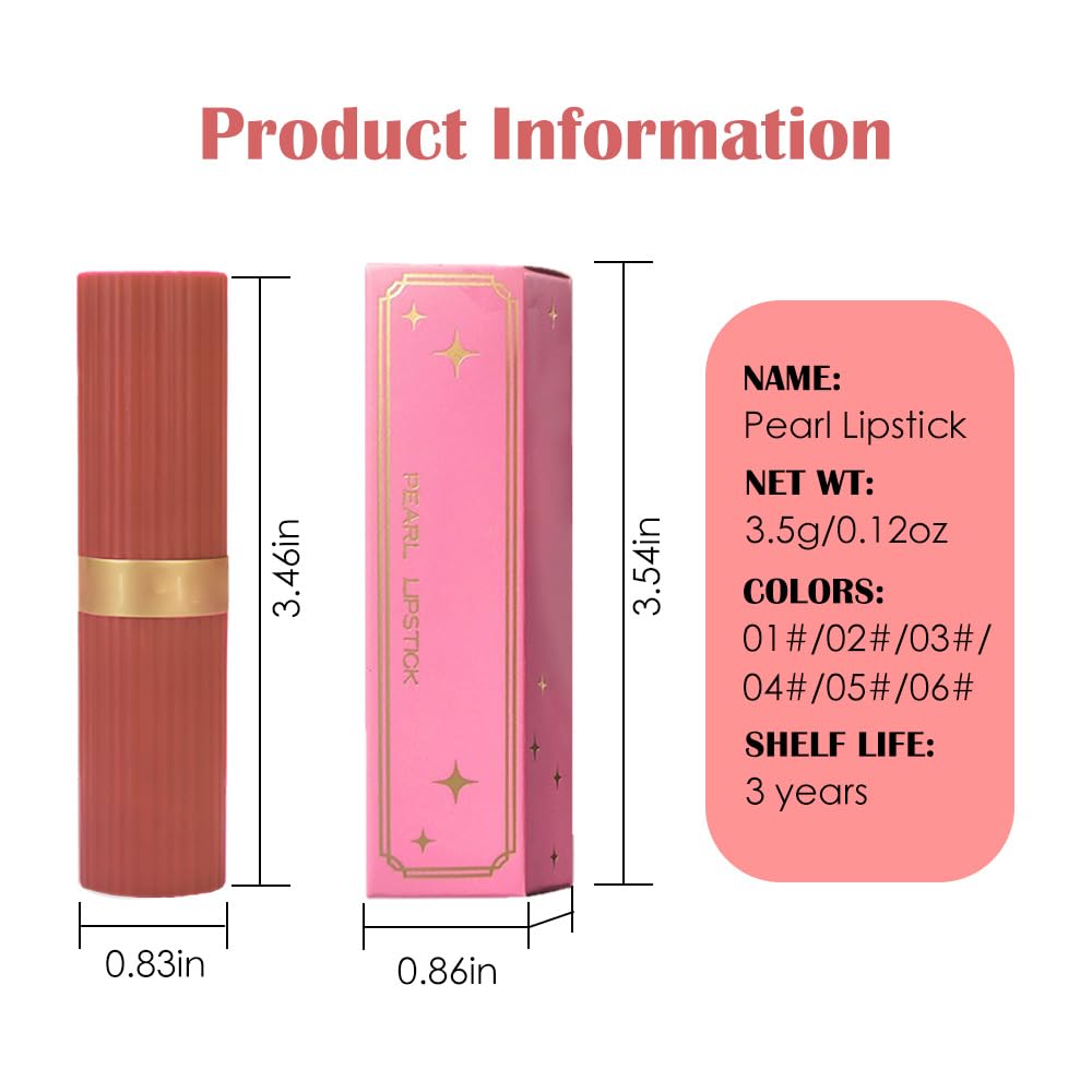 Red Metallic Lipstick for Women,Lightweight Shimmer Frosted Lipstick,Glitter Lip Gloss Stain Long Lasting Waterproof Smudge Proof 24 Hour Full Coverage Lip Makeup,Vegan-BrightBean Baby