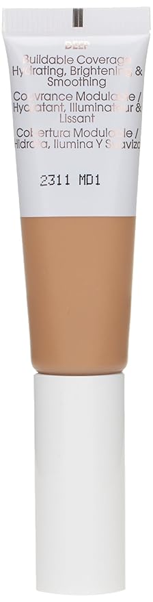 FLOWER BEAUTY By Drew Barrymore Get Real Serum Concealer - Brightens Skin + Blurs Blemishes - Hydrating Serum- Deep-BrightBean Baby