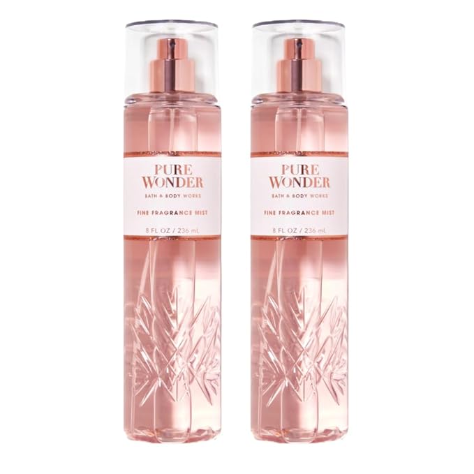 Bath and Body Works Fine Fragrance Mist - Value Pack Lot of 2 (Pure Wonder)-BrightBean Baby