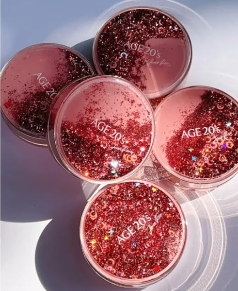 AGE 20's Shining Drop Edition Jericho Rose Essence Pink Pact Pink Latte No.21 Makeup Foundation 1 Refil-BrightBean Baby