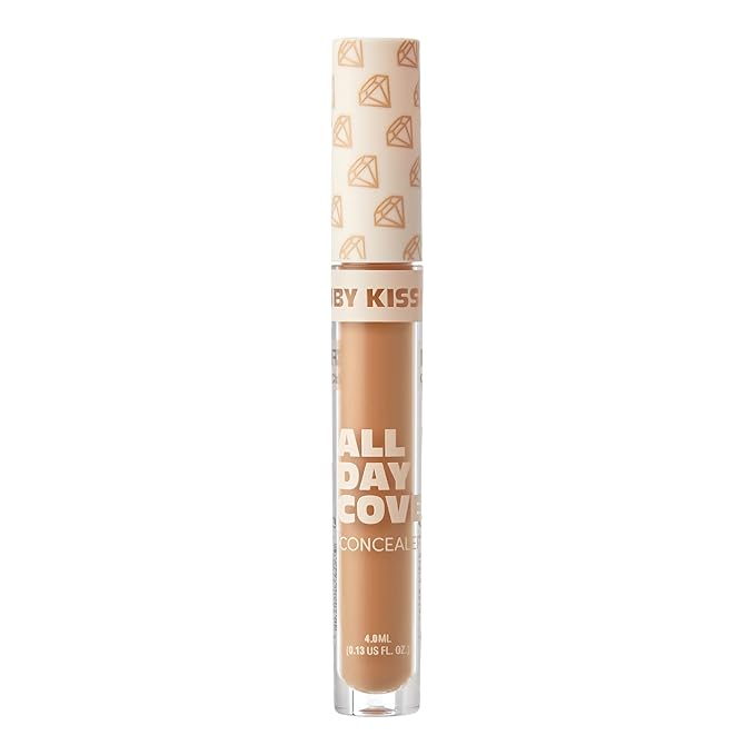 Ruby Kisses All Day Concealer Lightweight Full Coverage Multi-Use Concealer 0.13 Fl Oz (Classic Tan)-BrightBean Baby