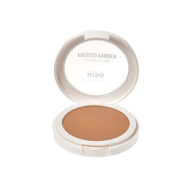 KISS Cover and Care Acne Control Pressed Powder Shine Free Face Light Weight Makeup Setting Powder - APP339 (Coconut)-BrightBean Baby