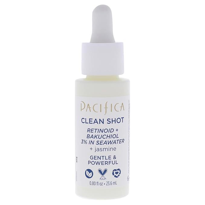Pacifica Clean Shot Retinoid and Bakuchiol 3 Percent In Seawater Unisex 0.8 oz-BrightBean Baby