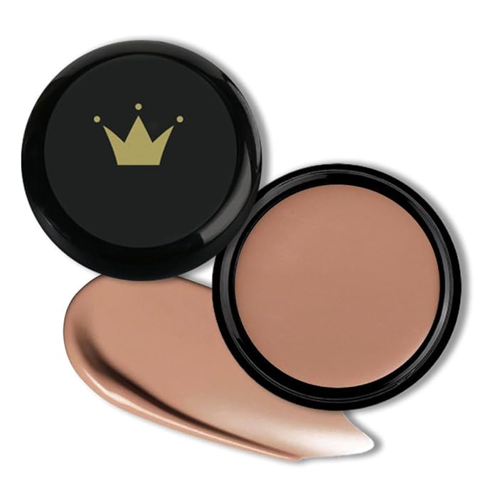 Kaely Color Correcting Concealer,Cream Pot Concealer Full Coverage,under Eye Concealer Palette for Conceals Dark Circles,Waterproof Foundation Face Makeup,06 Light Coffee-BrightBean Baby