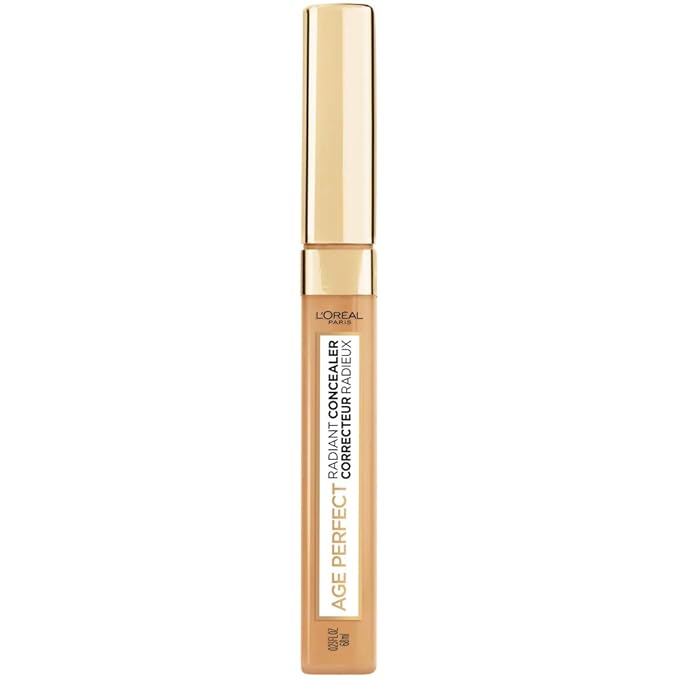 L’Oréal Paris Age Perfect Radiant Concealer with Hydrating Serum and Glycerin, Ivory Beige-BrightBean Baby