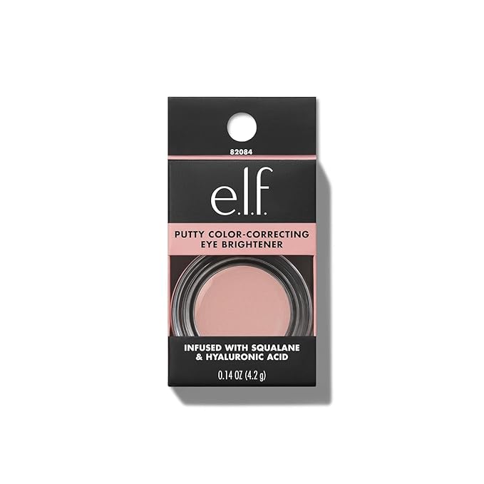 e.l.f. Putty Color-Correcting Eye Brightener, Under-eye Brightener & Primer Reduces Appearance Of Dark Circles, Vegan & Cruelty-Free, Fair-BrightBean Baby