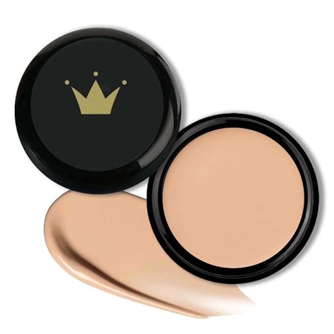 Kaely Color Correcting Concealer,Cream Pot Concealer Full Coverage,under Eye Concealer Palette for Conceals Dark Circles,Waterproof Foundation Face Makeup,05 Beige-BrightBean Baby