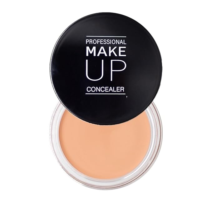 7 Color Solid Concealer Full Coverage Correcting Cream Concealer Waterproof Long-lasting Under Eye Concealer for Dark Circles Color Corrector Pro Concealer (Color 06)-BrightBean Baby