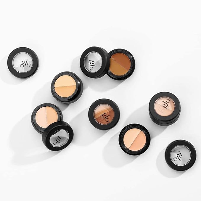 Glo Skin Beauty Under Eye Concealer Makeup with Duo Shades for Custom Blending - Corrects & Conceals Dark Circles & Redness - Buildable Longwearing Coverage (Honey)-BrightBean Baby