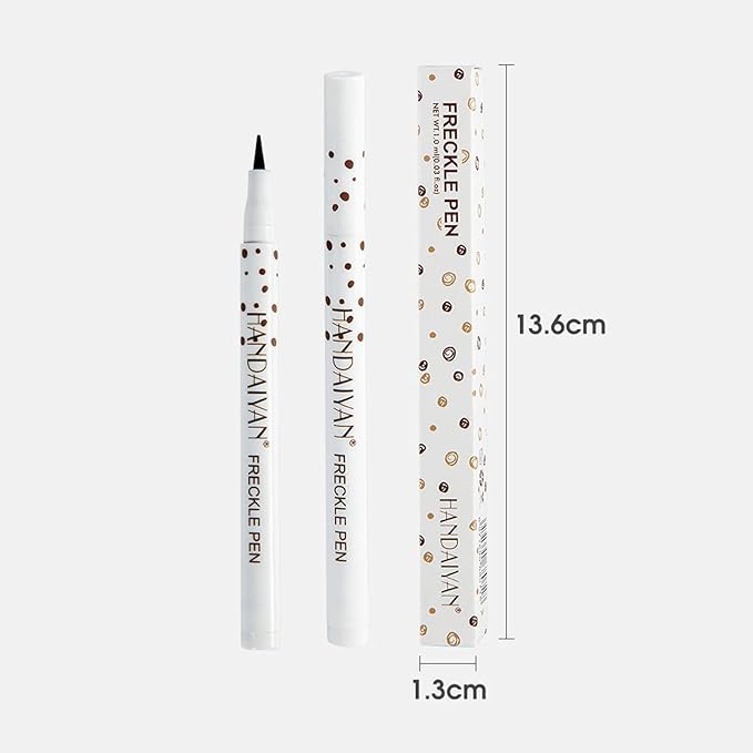 Freckle Pen Waterproof 2 Colors,Natural Lifelike Faux Face Freckle Makeup Pen,Magic Freckle Color,Waterproof Longlasting Soft Small Sopt Pen,For Natural Effortless Sunkissed Skin Makeup(2packs)-BrightBean Baby