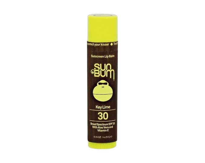 Sun Bum SPF 30 Sunscreen Lip Balm | Vegan and Cruelty Free Broad Spectrum UVA/UVB Lip Care with Aloe and Vitamin E for Moisturized Lips | Key Lime Flavor |.15 oz-BrightBean Baby