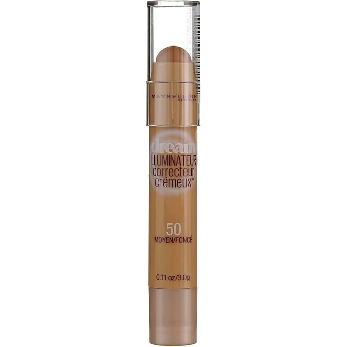 Maybelline New York Dream Brightening Creamy Concealer, Medium/Deep, 0.11 oz.-BrightBean Baby
