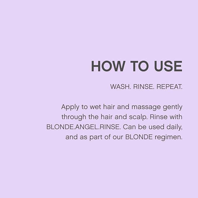 KEVIN.MURPHY BLONDE.ANGEL.WASH - Blonde Shampoo - Purple Shampoo for Blonde & Grey Hair - Colour Enhancement Hair Care - Colour Safe - Paraben & Sulphate Free - 250 mL /8.4 fl oz-BrightBean Baby