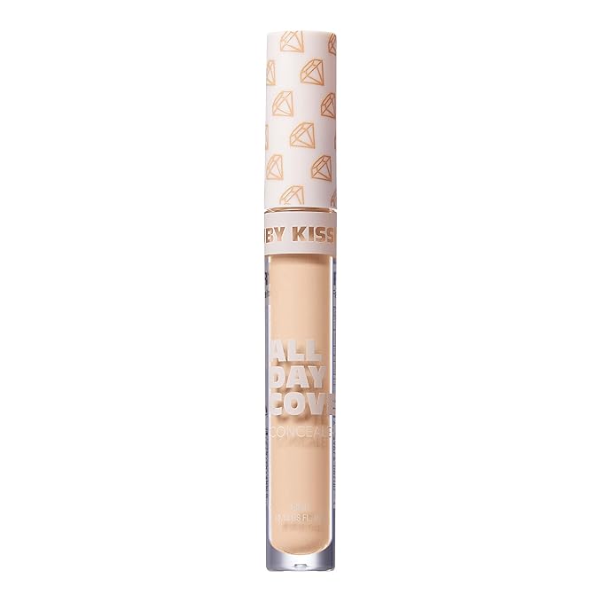 Ruby Kisses All Day Concealer Lightweight Full Coverage Multi-Use Concealer 0.13 Fl Oz (Fair Porcelain)-BrightBean Baby