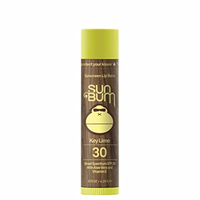 Sun Bum SPF 30 Sunscreen Lip Balm | Vegan and Cruelty Free Broad Spectrum UVA/UVB Lip Care with Aloe and Vitamin E for Moisturized Lips | Key Lime Flavor |.15 oz-BrightBean Baby