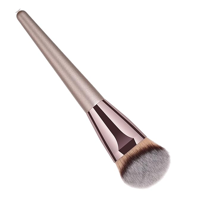 Professional Angled Foundation Brush Premium Synthetic Kabuki Makeup Brush Bronzer Contour Brush Cosmetic Applicator for Blending Liquid Powder BB Cream Vegan Brochas de Maquillaje-BrightBean Baby