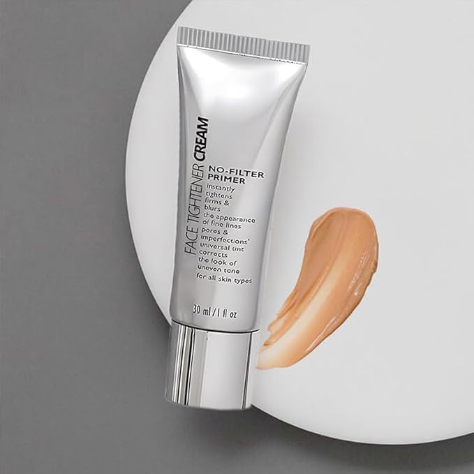 Face Tightener No-Filter Primer,Instant Face Tightener No-Filter Primer,Face Blurring Primer for Face Before Makeup,Skin Tightening Cream for Face for All Skin Types(1PCS)-BrightBean Baby