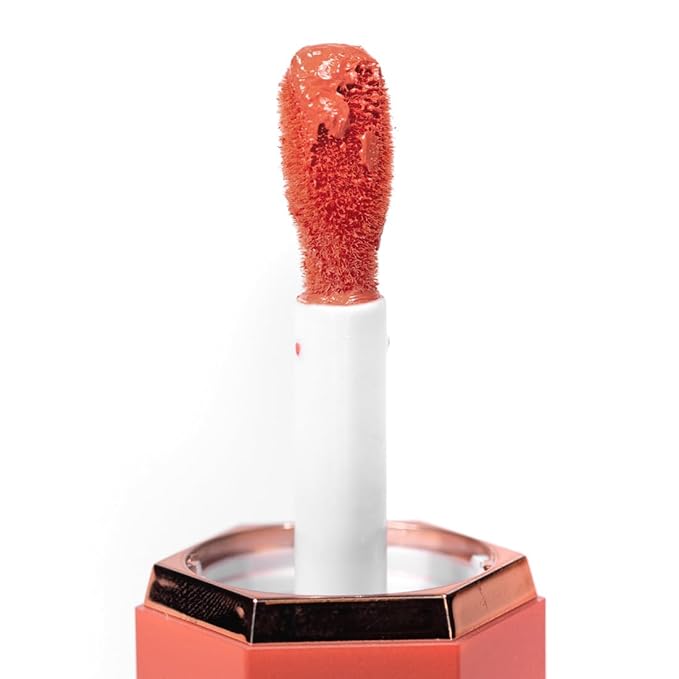Palladio Liquid Blush for Cheeks & Lips 2-in-1 Makeup Face Blush, Weightless Cream Formula, Smudge Proof Long-Wearing Pigmented Blush, Natural Look Makeup Face Blushes, Dewy Finish, Sunny Coral-BrightBean Baby