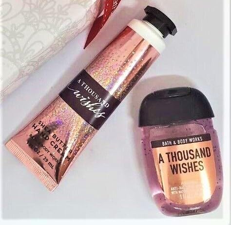 A Thousand Wishes Travel Gift Set - Hand Gel and Hand Cream Arranged Inside a Small Festive Happy Birthday Gift Box-BrightBean Baby