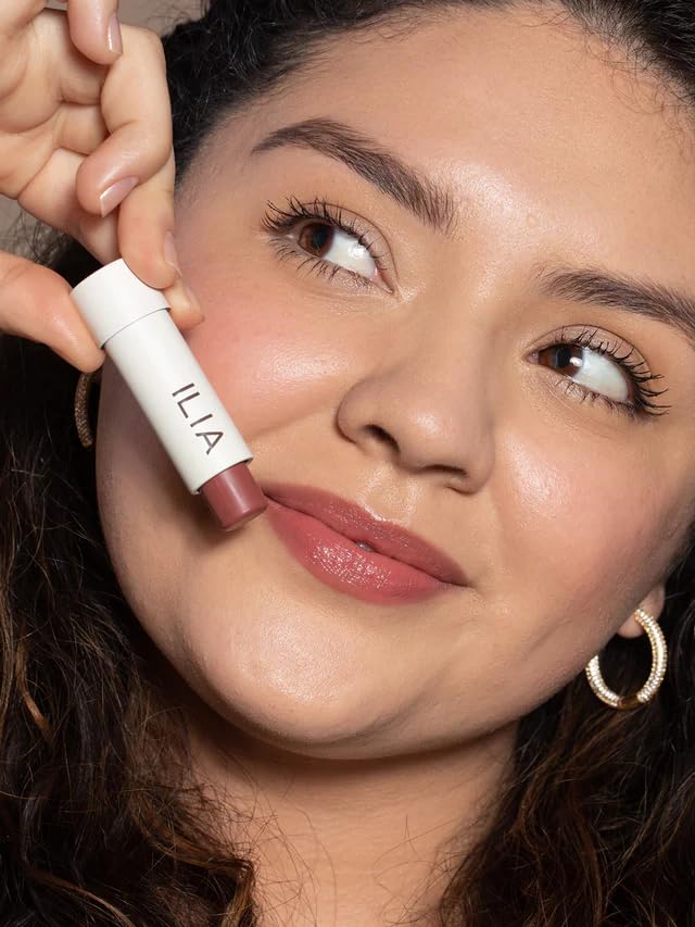 ILIA - Balmy Tint Hydrating Lip Balm | Non-Toxic, Cruelty-Free, Moisturizing + Sheer, Buildable Lip Color (Runaway, 0.15 oz | 4.4 g)-BrightBean Baby