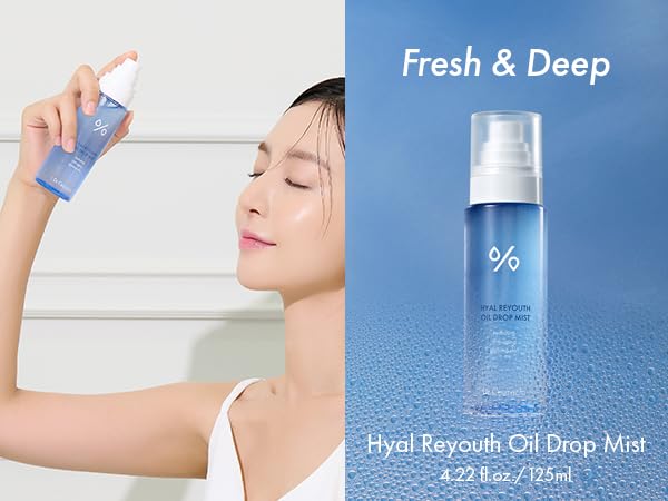 leegeehaam Dr.Ceuracle Hyal Reyouth Oil Drop Mist (125ml / 4.22 fl. oz.) - Facial Serum Mist with Hyaluronic Acid, Panthenol, Fructan, Soothing and Hydrating for All Skin Types-BrightBean Baby