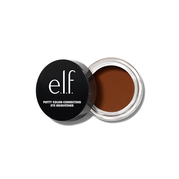 e.l.f. Putty Color-Correcting Eye Brightener, Under-eye Brightener & Primer Reduces Appearance Of Dark Circles, Vegan & Cruelty-Free, Rich-BrightBean Baby