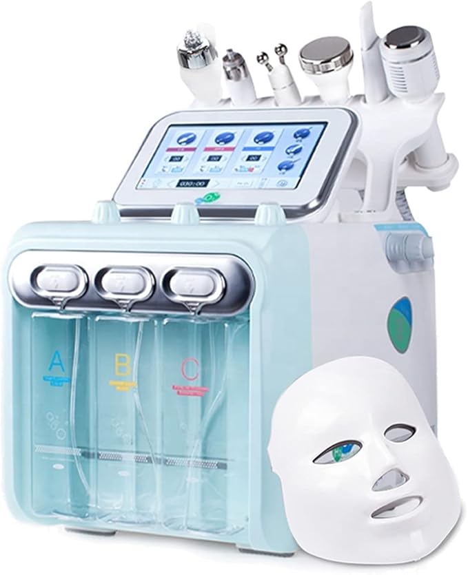 BRÜUN Facial Care Machine – A 7 in 1 Multifunctional Face Care Device for Skin Moisturizing – A Vacuum Cleaning Jet for Home and Beauty Salon-BrightBean Baby