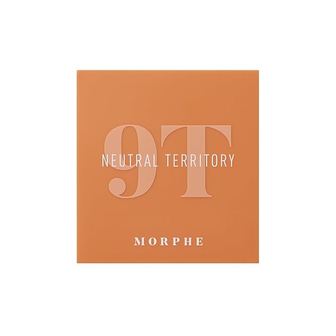 Morphe 9T Neutral Territory Artistry Palette - Warm Neutral Makeup Palette with Matte and Shimmer Finishes - Highly Pigmented Eye Makeup with a Blendable & Buildable Formula (0.35 oz)-BrightBean Baby